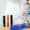 thumbnail image 2 of KAKOWELY Peg Design Test Tube Rack Plastic Drying Rack Laboratory Test Tube Storage Holder,8.94"X3.27"X2.36", 2 of 5