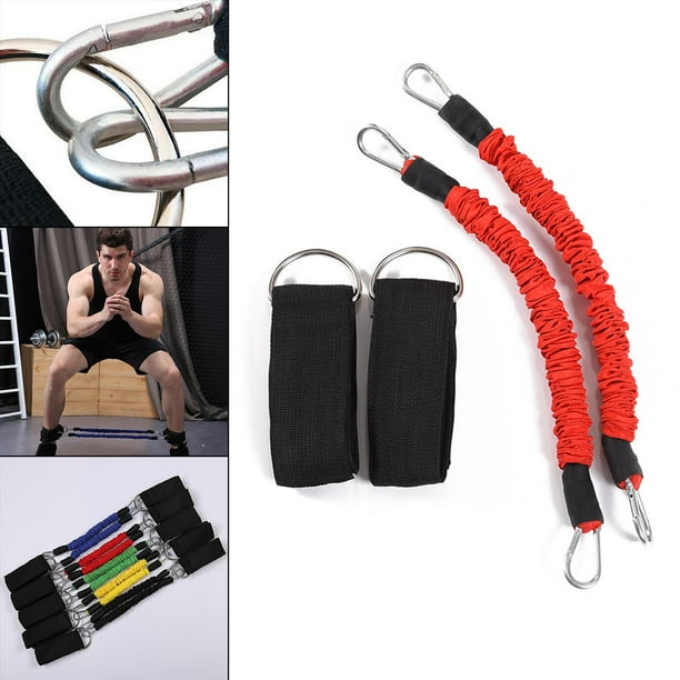 Bandas de resistencia de tobillo Deportes Velocidad y fuerza para el entrenamiento de de resistencia rojo Cola banda de resistencia para piernas