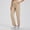 Khaki, variant on MASKERT Women's Stretchy Casual Pants, High Waisted Ankle Pants with 4 Pockets, Lightweight Travel Work Pants for Women, Business Casual Pants for Office and Golf