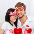 thumbnail image 5 of Party Decor Clearance! Valentine's Day Party Glasses Decorative Supplies Love Love Glasses Frame Dress Up Holiday Party Photo Props Valentines Day Decorations 1×Party Glasses, 5 of 5