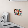 thumbnail image 5 of Yayeee Toggle Light Switch Wall Plate 3-Gang 6.37"x4.48" Decorative Outlet Cover, Beige Abstract, 5 of 7