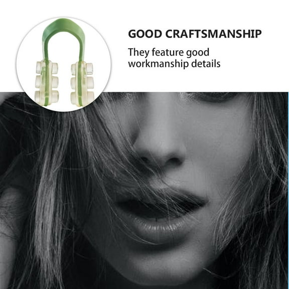 Pretyzoom 1 Set of Nasal Clips Silica Gel Combination Shape for Women Sleeping