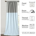 thumbnail image 2 of 2 Panels Blackout Tulle Skirt Window Curtains for Bedroom 52''X84'', 2 of 6