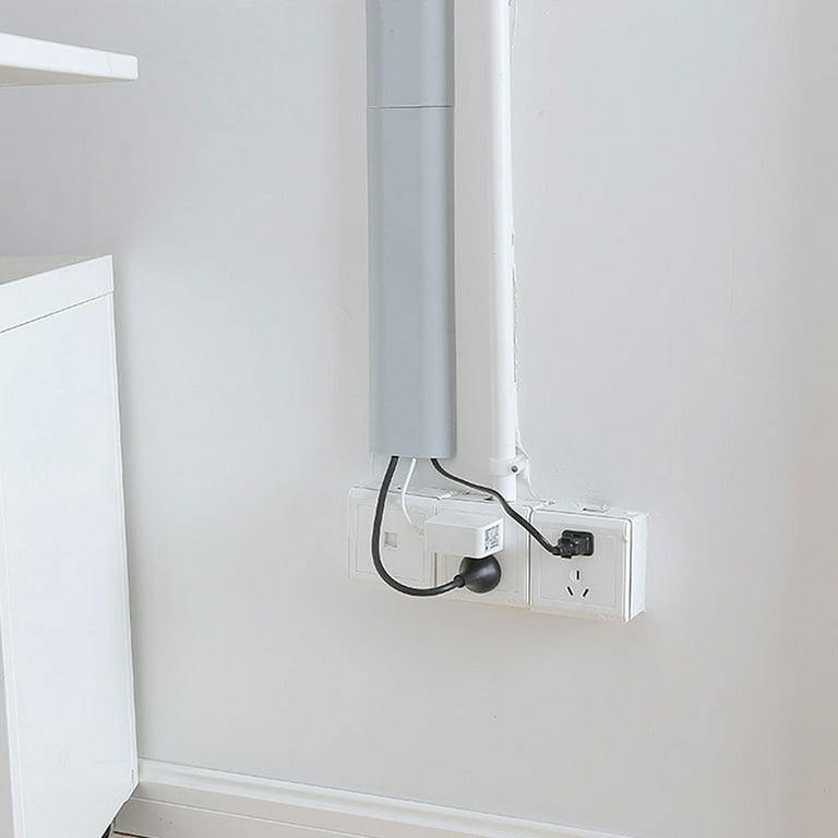 D-LINE Cord Hider Wall Mounted TV, Cable Raceway, Desk Cable Management, Cord  Cover Wall, Decorative