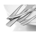 thumbnail image 4 of Hikaa Juego De Cubiertos De Acero Inoxidable De Alta Resistencia, De 45 Piezas, De Grosor Extra, Plateado, Servicio Para 8 Cubiertos De Plata Pulida Con Juego Para Servir Y Organizador De Metal, 4 of 5