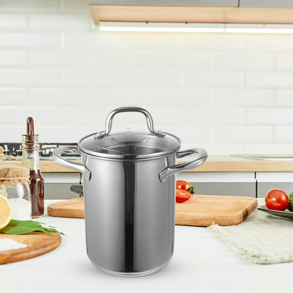 YOSADIER Stainless Steel Fryer Pot Set, , Heat Retention, Non-Stick Frying Pan for Crispy Fried Foods