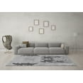 thumbnail image 3 of Ahgly Company Indoor Square Abstract Gray Modern Area Rugs, 7' Square, 3 of 4