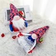 thumbnail image 6 of Patriotic Gnome Decorations, Handmade 4th of July Mrs. USA Swedish Tomte Gnomes Plush Table Ornaments Gift for Independence Day Memorial Day Presidents Day Veterans Day Armed Forces Day, 6 of 8