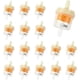 thumbnail image 1 of 20 Pcs Inline Fuel Filter for 6mm 8mm Tube Lawn Tractor(Yellow), 1 of 5