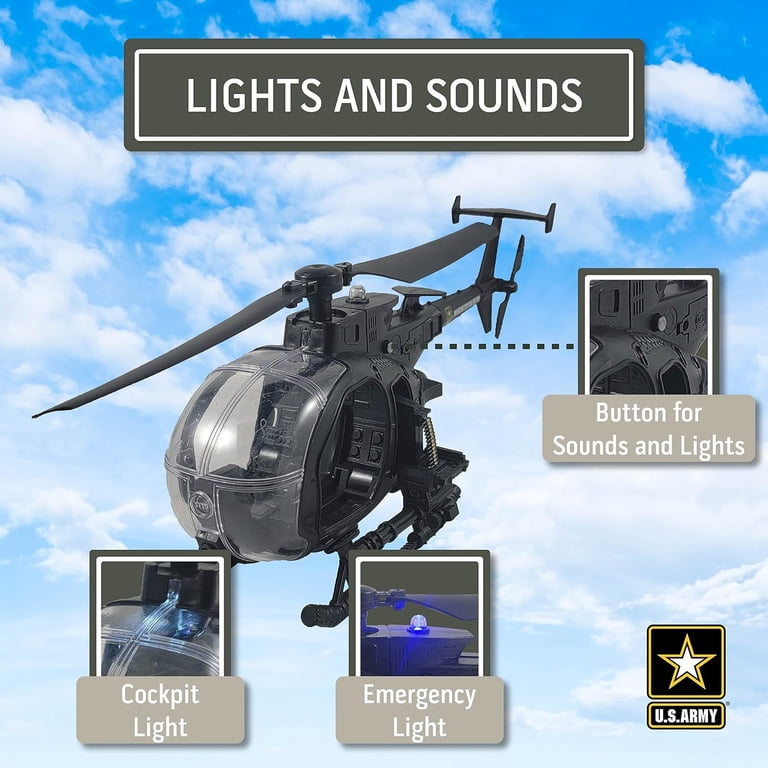 HOT TOYS アメリカ ナイトストーカーズ ヘリパイロット U.S. Army Night Stalker Helicopter with Soldier Figure, Light and