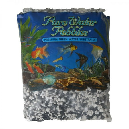 Pure Water Pebbles Aquarium Gravel - Salt & Pepper 5 lbs (3.1-6.3 mm