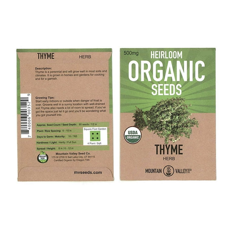 Thyme Garden Oregon Fasci Garden