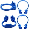 thumbnail image 3 of MENKEY Thumbs-up Cell Phone Stands, Tablet Display Stands, Cellphone Holder, Mobile Smartphone Mount Cradle for Desk Desktop \u2013 Universal Multi-Angle Cute, 2 Packs, Blue, 3 of 5