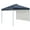 Black, variant on Outdoor 10' x 10' Popup Canopy Tent with side wall - Straight Leg, Instant Sun Shelter - White