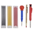 thumbnail image 2 of Stylos à Punch Central, Stylo de Marquage Multifonctionnel Portable Haute Efficacité avec Recharges de Craie de Cire Graphite pour Projets de Menuiserie, 2 of 7