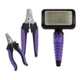 thumbnail image 1 of MPP Kit d'Outils de Toilettage pour Chien 3 Pcs Violet Ensemble de Fournitures de Toilettage Professionnel de Base, 1 of 1