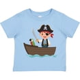 thumbnail image 3 of Inktastic Pirate Boy and Parrot Boys Toddler T-Shirt, 3 of 5