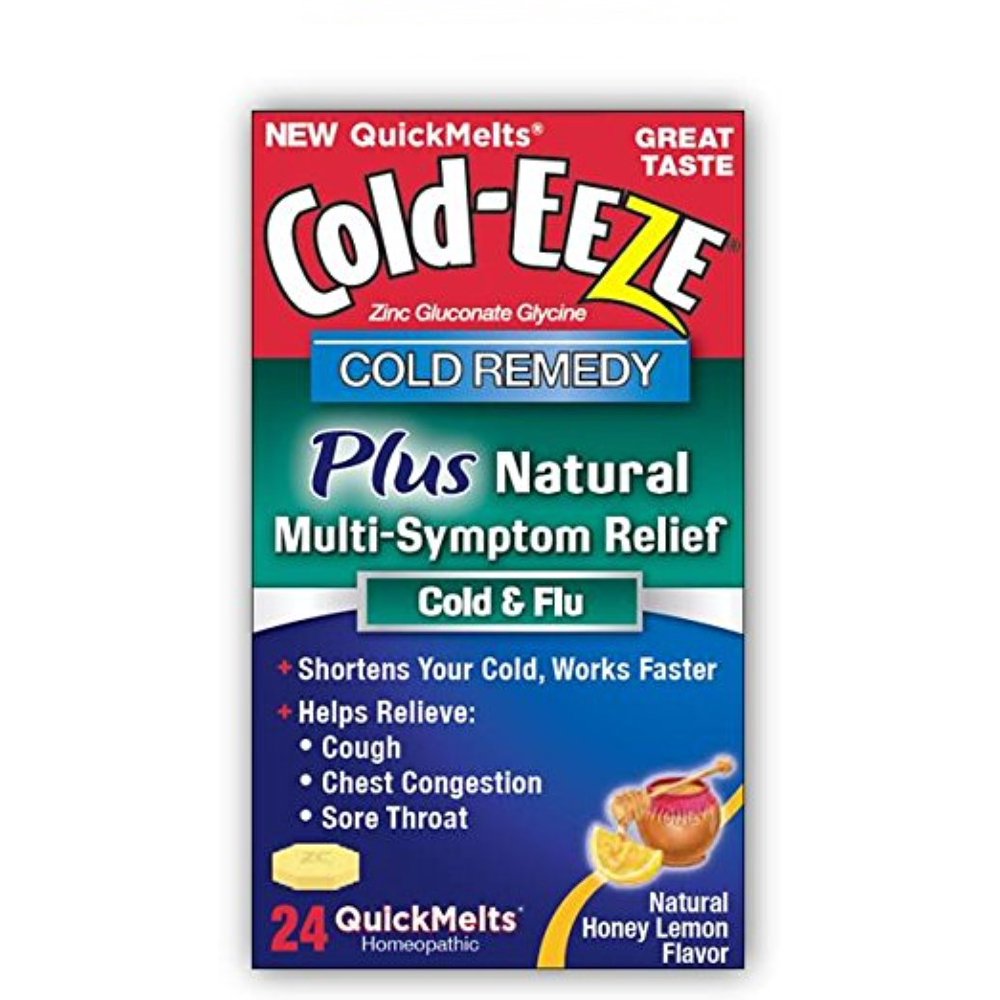 COLDEEZE Cold Remedy Plus Natural Multi Symptom Relief QuickMelts