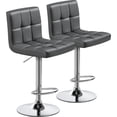 thumbnail image 1 of Taburetes de bar Yaheetech con respaldo ajustable en altura de 25 a 36 cm, 1 of 9