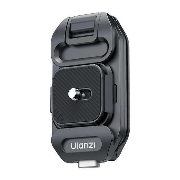 Ulanzi UKA07 Backpack Quick Release Clip Mount – Lightweight Aluminum Alloy Camera Strap Holder with Double-Locking Safety, Anti-Slip Pads & 10kg Load Capacity for Hiking and Travel