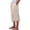 Beige, variant on Casual Capris for Women High Waist Straight Leg Loose Fitted Petal-Shaped Cuffs Summer Beach Capris with Pockets