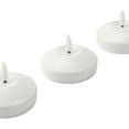 thumbnail image 2 of Mainstays Battery Operated 3 inch White Floating Faux Candle Light 3PK with Remote Control, 2 of 8
