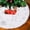 Snowflakes 20inch, variant on Christmas Tree Plush Skirt, 31Inch Round Christmas Tree Plush Skirt Mat Christmas Decoration Ornament
