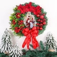 thumbnail image 5 of Christmas Wreat, Artificial Christmas Jesus Wreath Round Christmas Wreaths Christmas Doors Hanging Banners Window Wall Wreaths for Front Door Decoration, 5 of 7