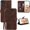 Brown, variant on Designed for Moto G 5G Case 2022,for Moto G 5G 2022 Wallet Case,Card Holder,PU Leather Kick-Stand Flip Cases,Wrist Strap,Magnetic Closure,Shockproof Protective Cover for Moto G 5G (2022) (Brown)