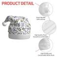 thumbnail image 4 of Haiem Monkey Submarine Captain Pattern Santa Hat Confortable Velvet Christmas Hat for Christmas Party Favors Fit for Adults Men Women, 4 of 6