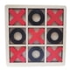 thumbnail image 1 of Juego de madera con punta de tres en raya, rompecabezas artesanal, juguete de mesa XO negro rojo, 1 of 9