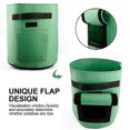 thumbnail image 4 of Ling Ilat Felt Double Door Potato Tomato Plant Grow Bag With Flap Container Vetable En, 4 of 5