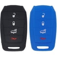 thumbnail image 1 of WEIBISS 2 Pack 4 Boutons Smart Caoutchouc Clé Fob Télécommande Sans Clé Porte-Cas d'Entrée de la Peau de Protection Compatible, 1 of 5