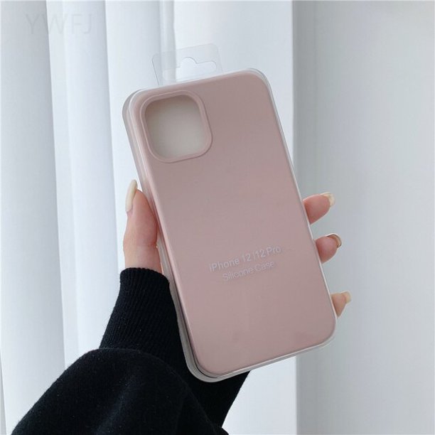 Funda de silicona con logotipo oficial Original para iPhone 12 14 13 11 Pro Max fundas para Apple iPhone XR 7 8 Plus 14 XS Max funda completa Dengxun unisex