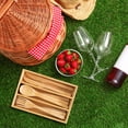 thumbnail image 7 of Totally Bamboo 12-Piece Bamboo Flatware Set with Portable Storage Case, 7 of 7