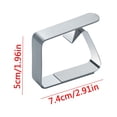thumbnail image 3 of XWSHYW Utensilios y Gadgets de Cocina. Clips para Cubierta de Mantel de Acero Inoxidable, Abrazaderas, Suministros para Picnic y Fiestas., 3 of 5
