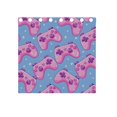 thumbnail image 5 of Seamless Bright Pattern with Pink Joysticks Black Out Curtains Aesthetic for Bedroom Living Room Sliding Glass Doors Kitchen Windows 2 panels set, 5 of 5