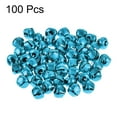 thumbnail image 3 of DIY Small Bells 10mm/0.39-Inch 100pcs  Craft Bells Bulk for Christmas Festival Party Home Medium Blue, 3 of 3