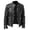 Black, variant on Fgnfyis Leather Coat Men Autumn Winter Stand Collar Zipper Plus Retro Jacket Long Sleeve Mens Jackets Black XXXL