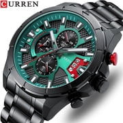 Curren Carian 8401 New Men's Watch Popular Men's Watch Business Steel Belt Waterproof Quartz Watch