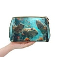 thumbnail image 4 of Gaeub Underwater Swimming Guinea Pig Printed Travel Cosmetic Bag,Makeup Bag, Large Capacity Toiletry Bag for Women, Portable Pouch Make Up Organizer with Zipper and Divider, 4 of 8