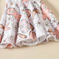 thumbnail image 5 of Odeerbi Toddler Bunny Outfit Cute Bell Bottom Pants Kids Baby Girls Easter Halter Vest Rabbit Print Ruffles Flared Pants Suit White, 5 of 9