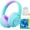 Green, variant on Nova1Pro Kids Wireless Active Noise Cancelling Headphones, Bluetooth 5.4, 40H Playtime, Volume Limited 75/85/94dB, Type-C Fast Charging, Mic, Foldable for School/Travel/Airplane, Blue