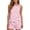 Pink, variant on Bigetiay Women's Crew Neck Tank Top and Shorts Two Piece Set with Pockets, Size M