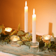 thumbnail image 6 of HofferRuffer Set of 3 Taper Candle Holders, 2*2.4 inch Clear Glass Tealight for Table Centerpiece, Party, Wedding and Home Decor, 6 of 9