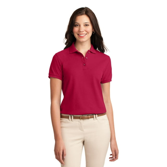 Polo Port Authority® Ladies Silk Touch™. L500 Autoridad Portuaria L500