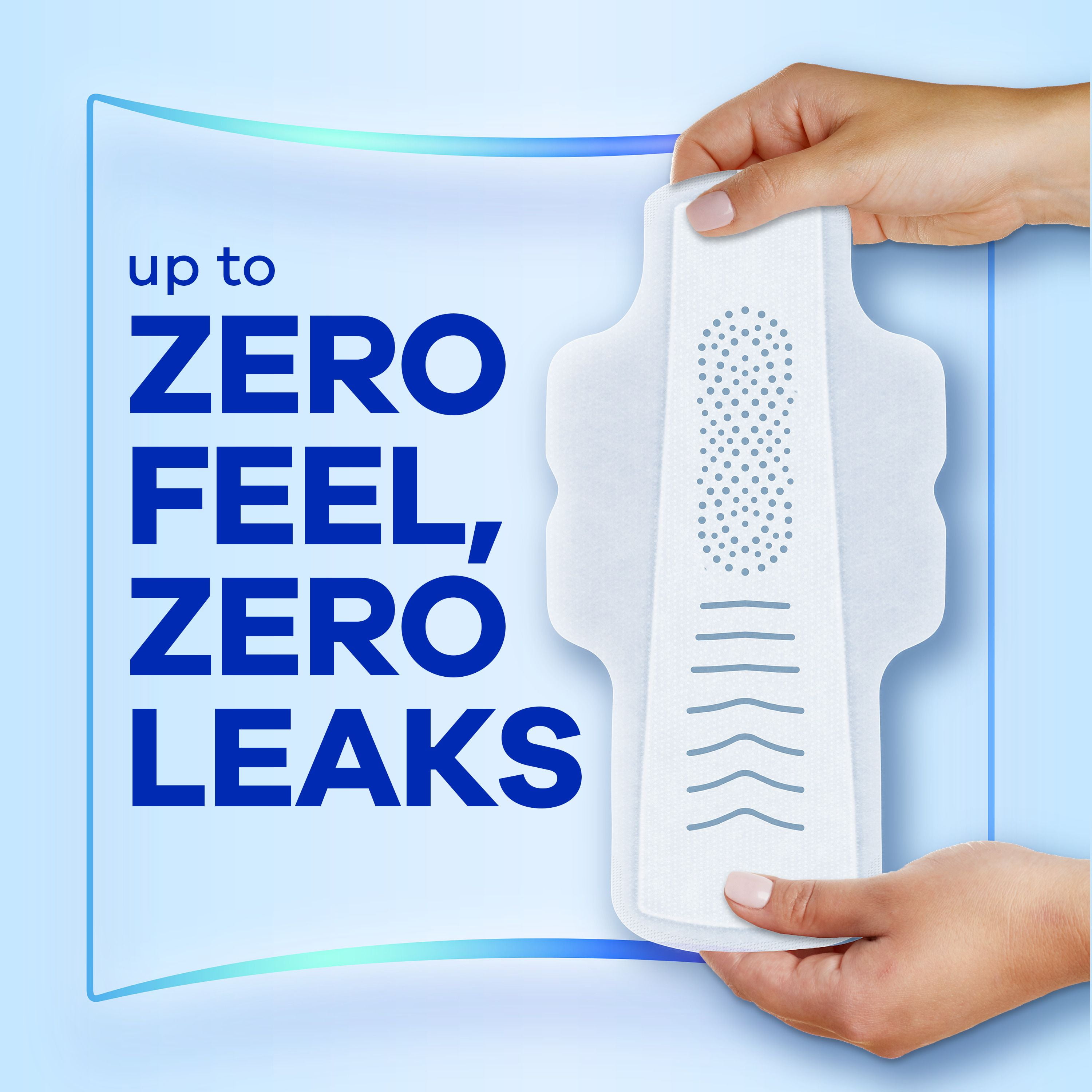 Always Infinity Feminine Pads for Women, Flexfoam Pads with Wings, Size 3, Extra Heavy Absorbency, Unscented