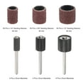 thumbnail image 3 of Sanding Drum Set Sanding Sleeves Sandpaper Kit with Drum Mandrels for Rotary Tools 80 Grit 252pcs, 3 of 5