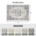thumbnail image 3 of CHITOOMA 6'x9' Area Rugs for Living Room, Machine Washable Rugs Vintage Area Rug for Bedroom Dining Room Dorm Office with Non-Slip Backing, Stain Resistant Non-Shed Carpet, 3 of 8