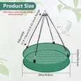 thumbnail image 3 of Bird Seed Catcher Tray Hanging Tray Practical Simple Installation Feeder Hanging Hoop For Birds Feeder, 3 of 9